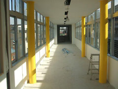 施工後｜階段のＨ型鋼