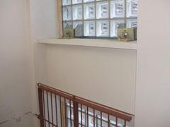 施工後｜連絡橋　丸柱