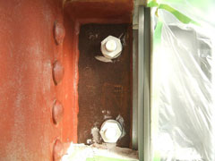 吹付 施工前｜ボルト